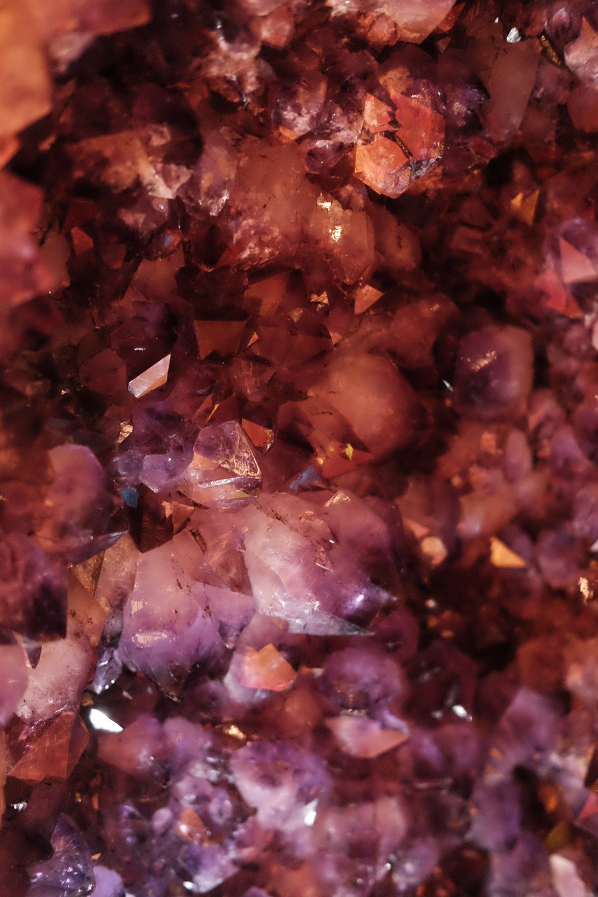 Närbild på mineral, foto från Miami